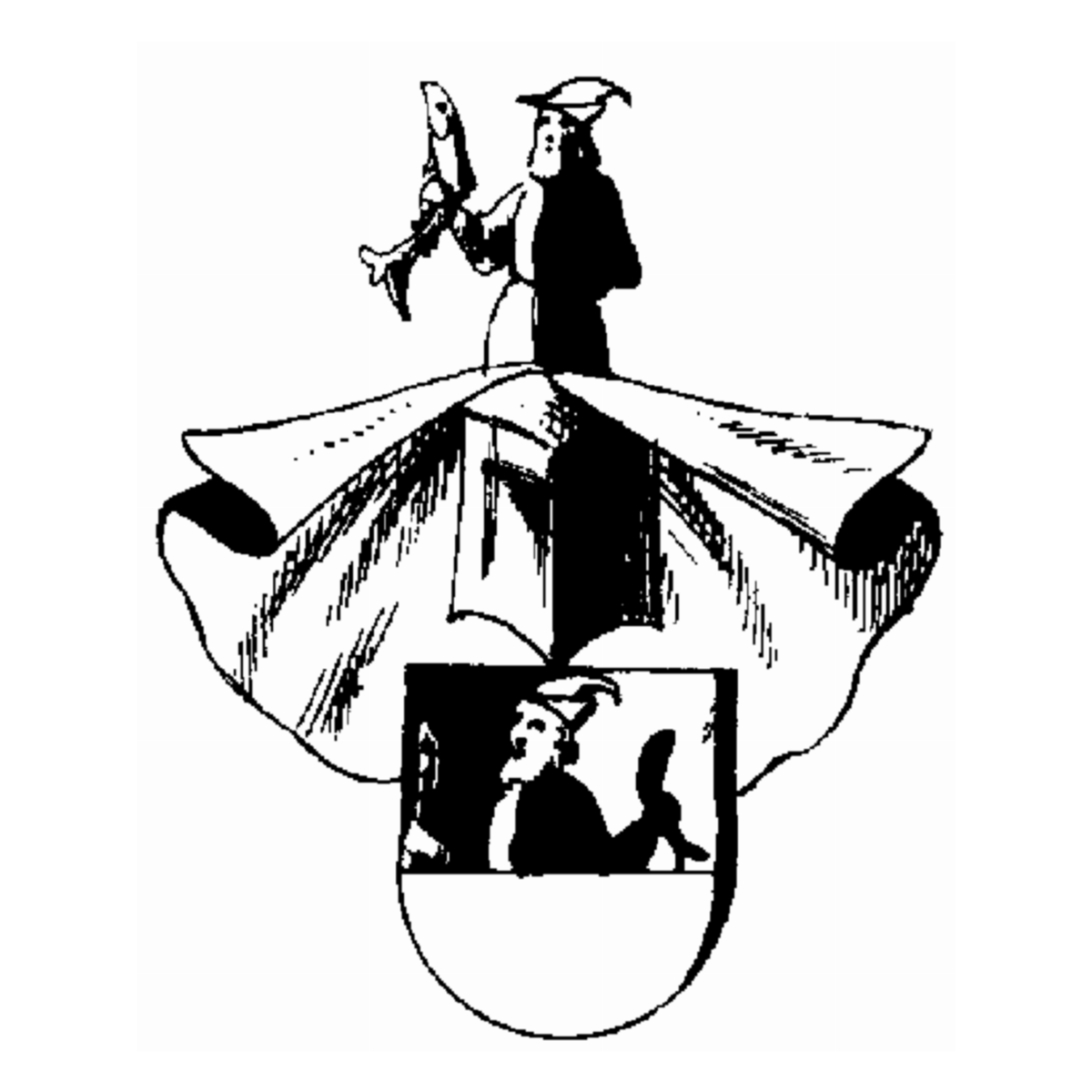 Coat of arms of family Taubenecker