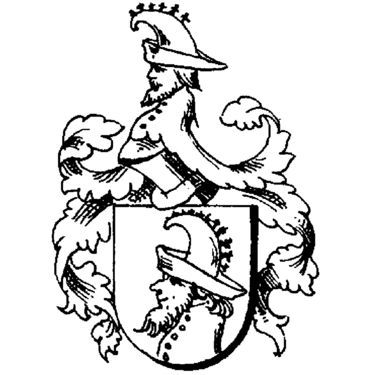 Coat of arms of family Raup