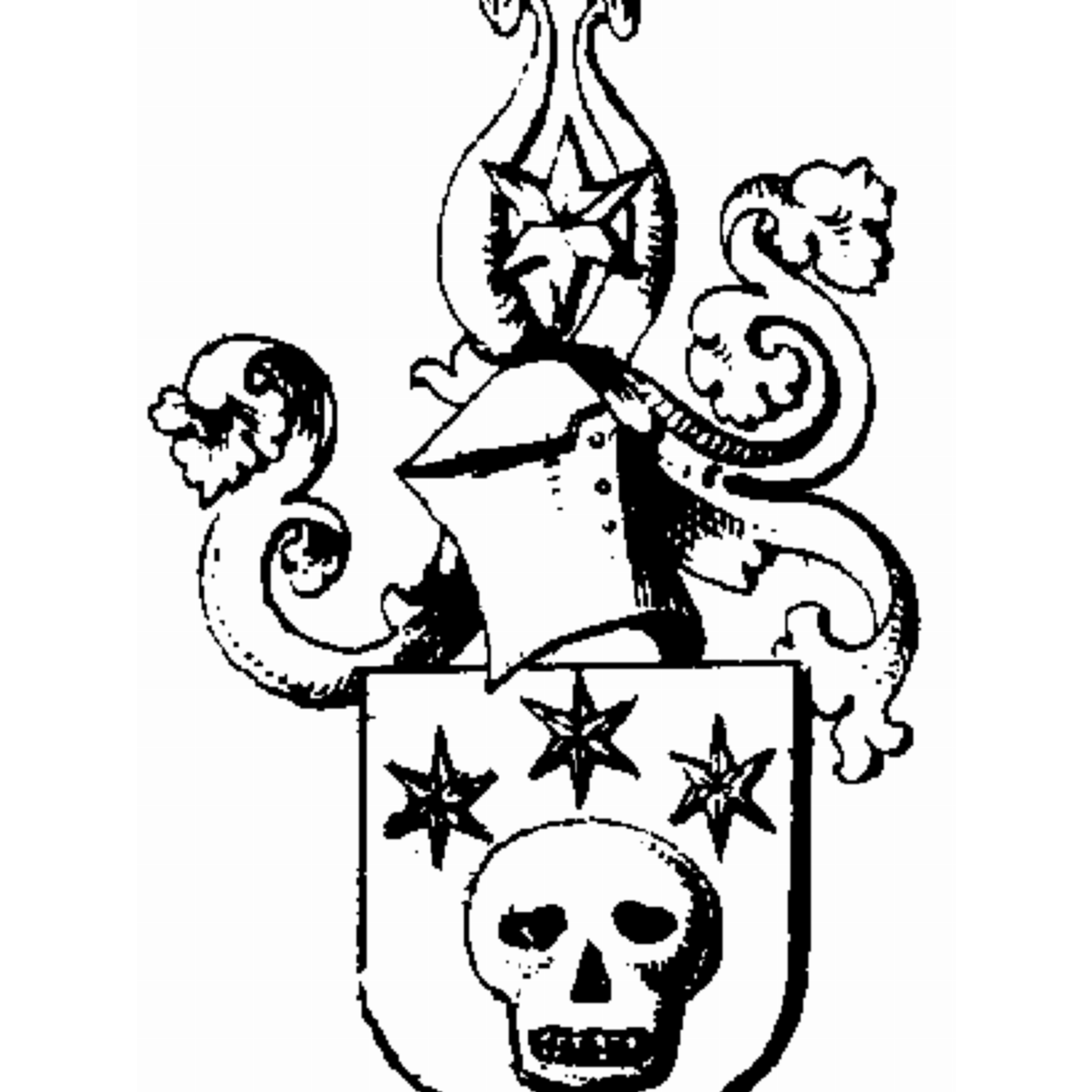 Wappen der Familie Rauschblatt
