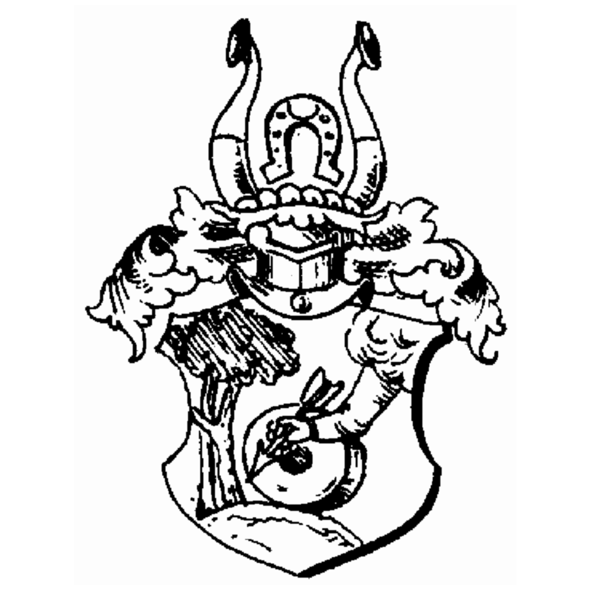 Coat of arms of family Saulöffel