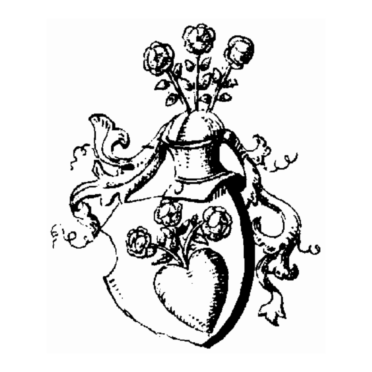 Coat of arms of family Miltere