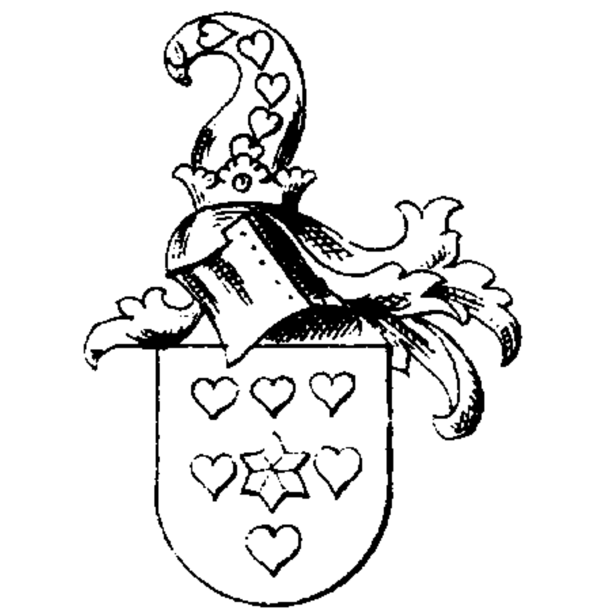 Coat of arms of family Lafontaine