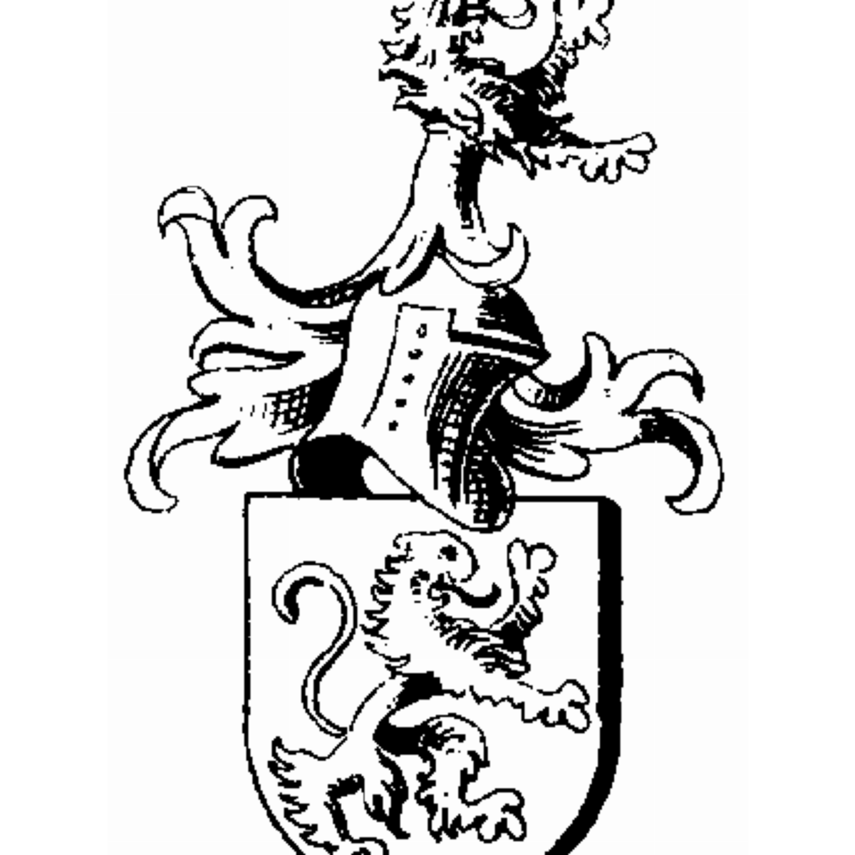 Coat of arms of family Treudienst