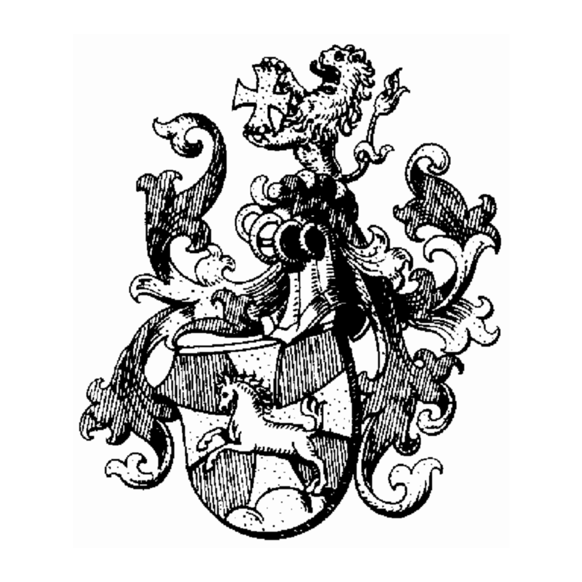 Coat of arms of family Grauacker