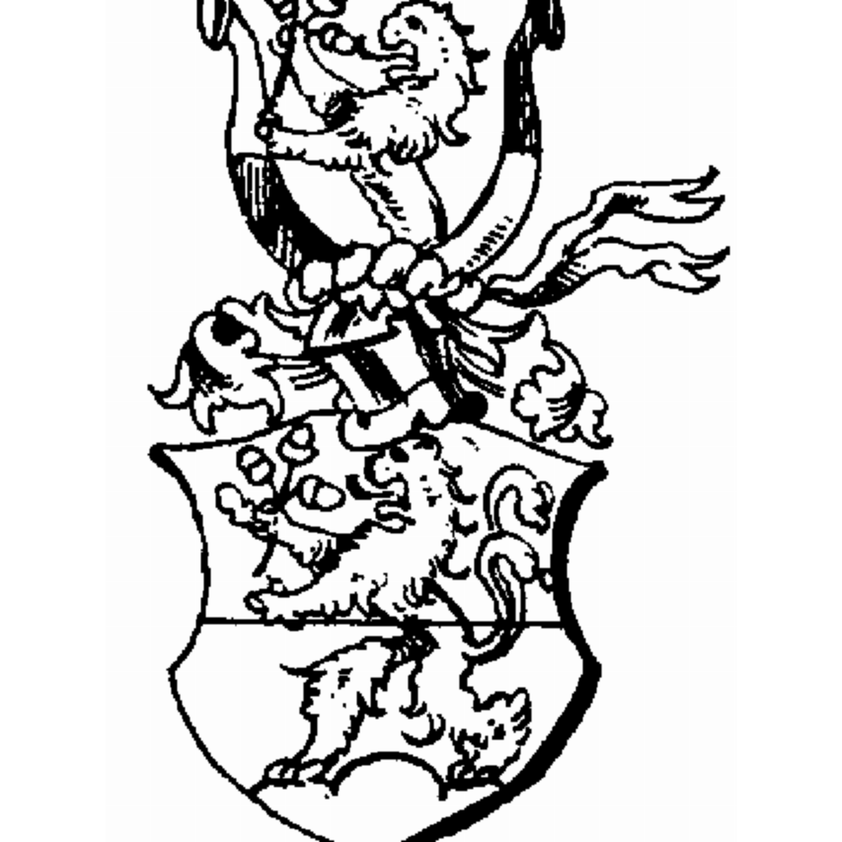 Coat of arms of family Mantel