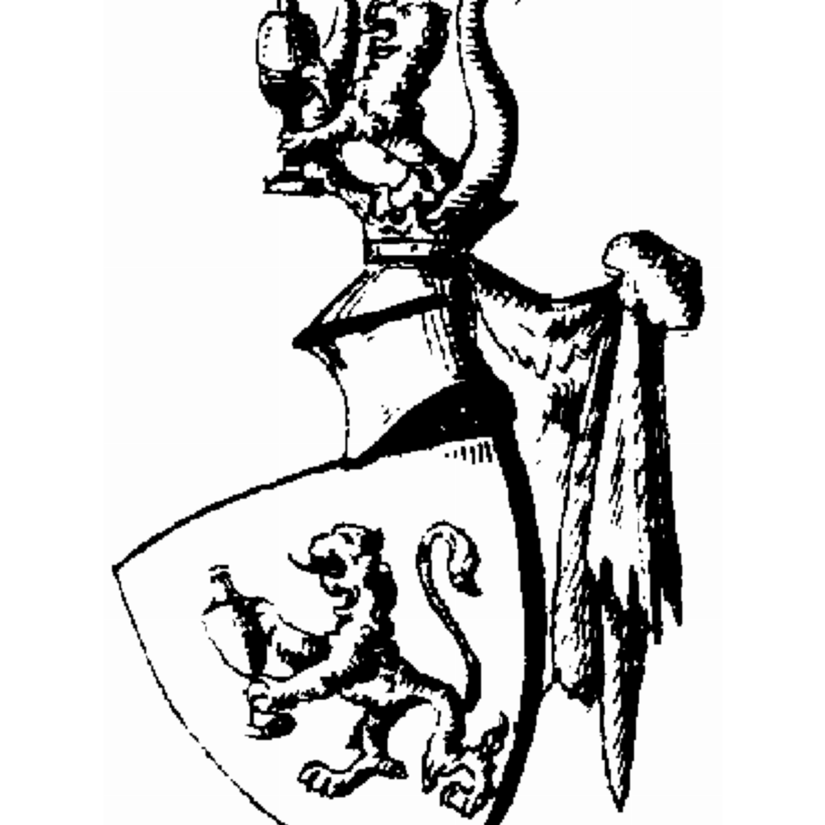 Coat of arms of family Dryhäpplin