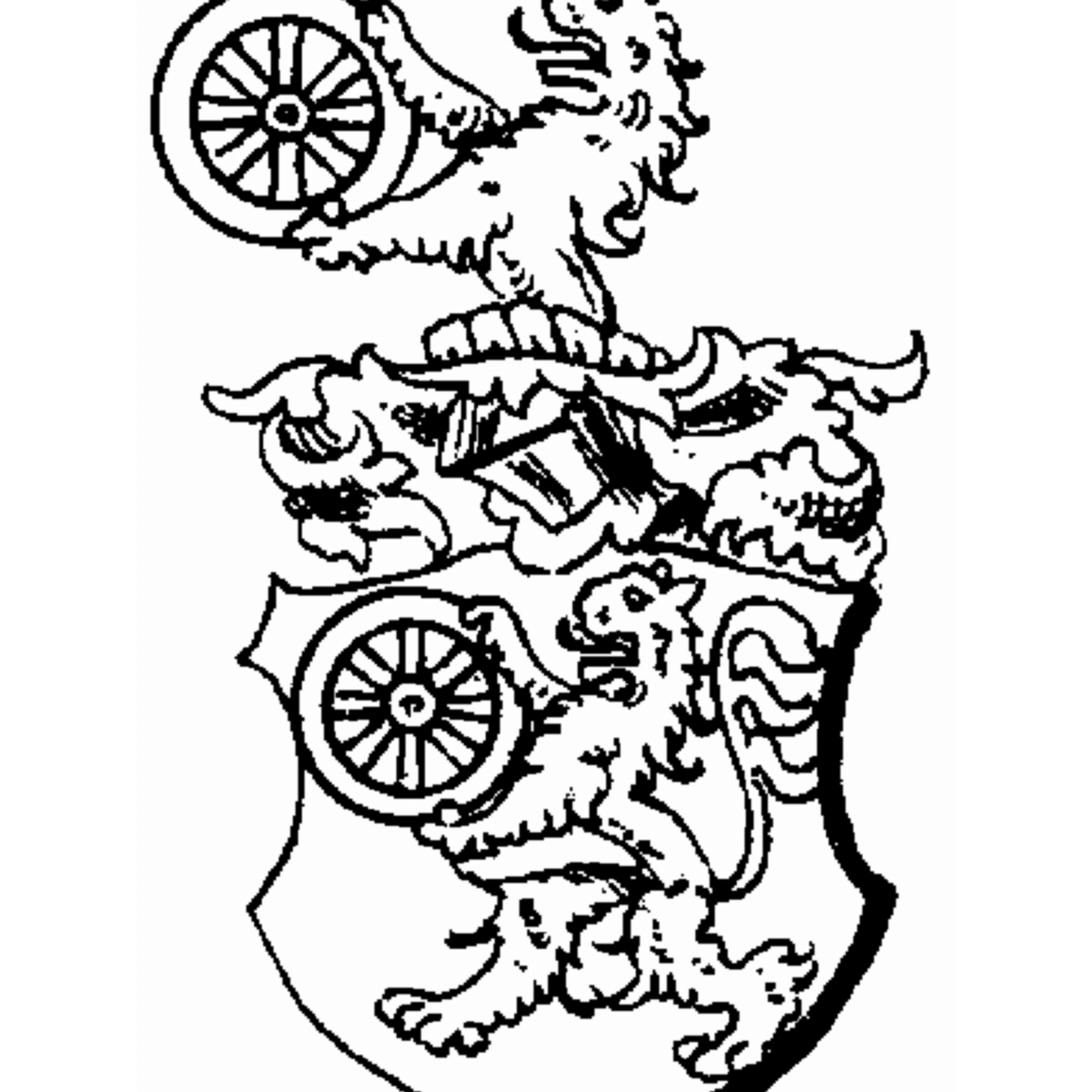 Wappen der Familie Mit Dem Alefanz