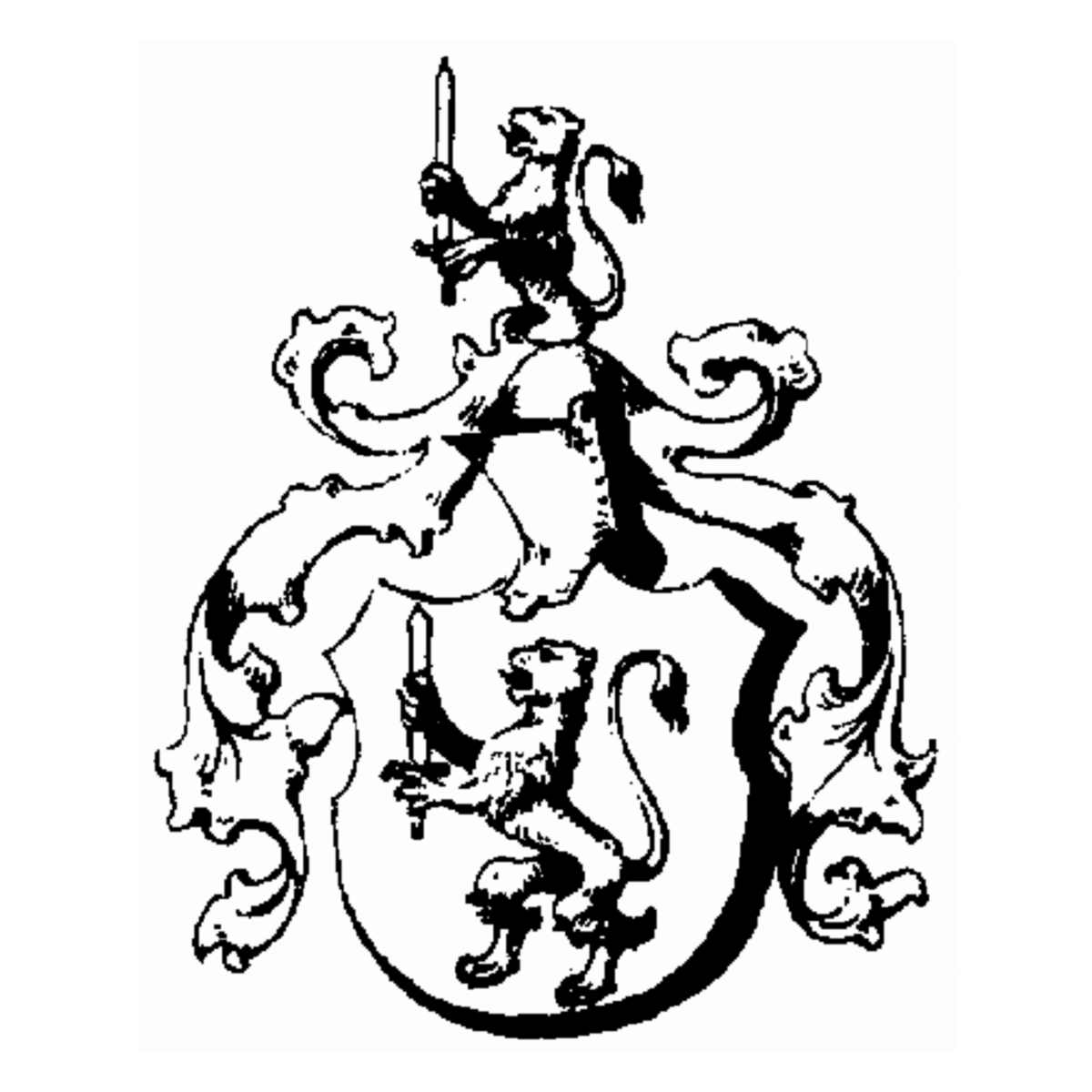 Coat of arms of family Pomarius