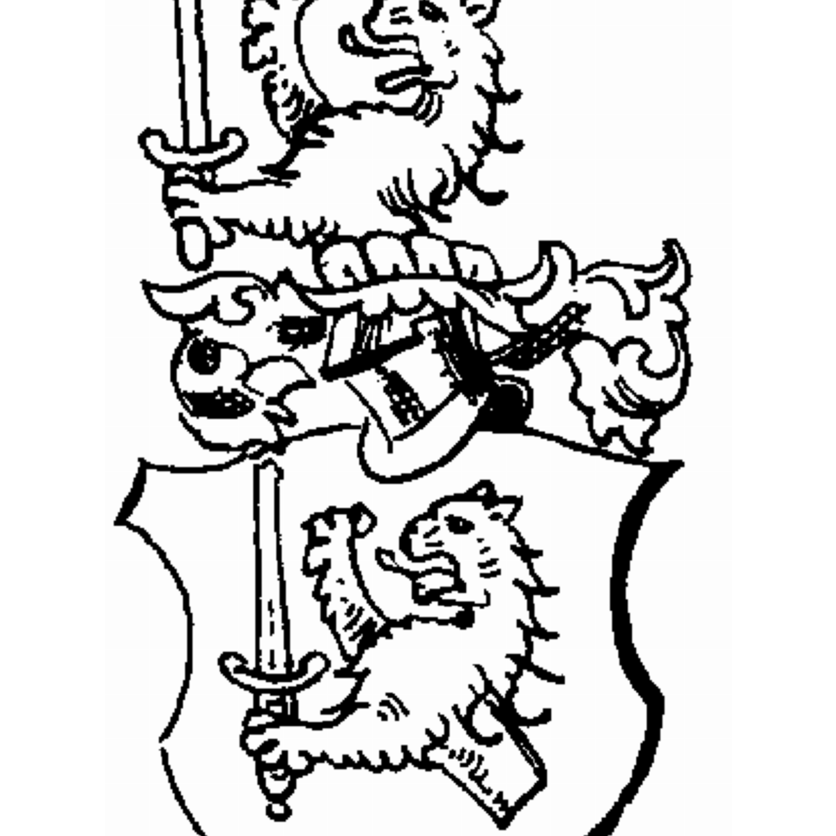 Coat of arms of family Zander-Walz