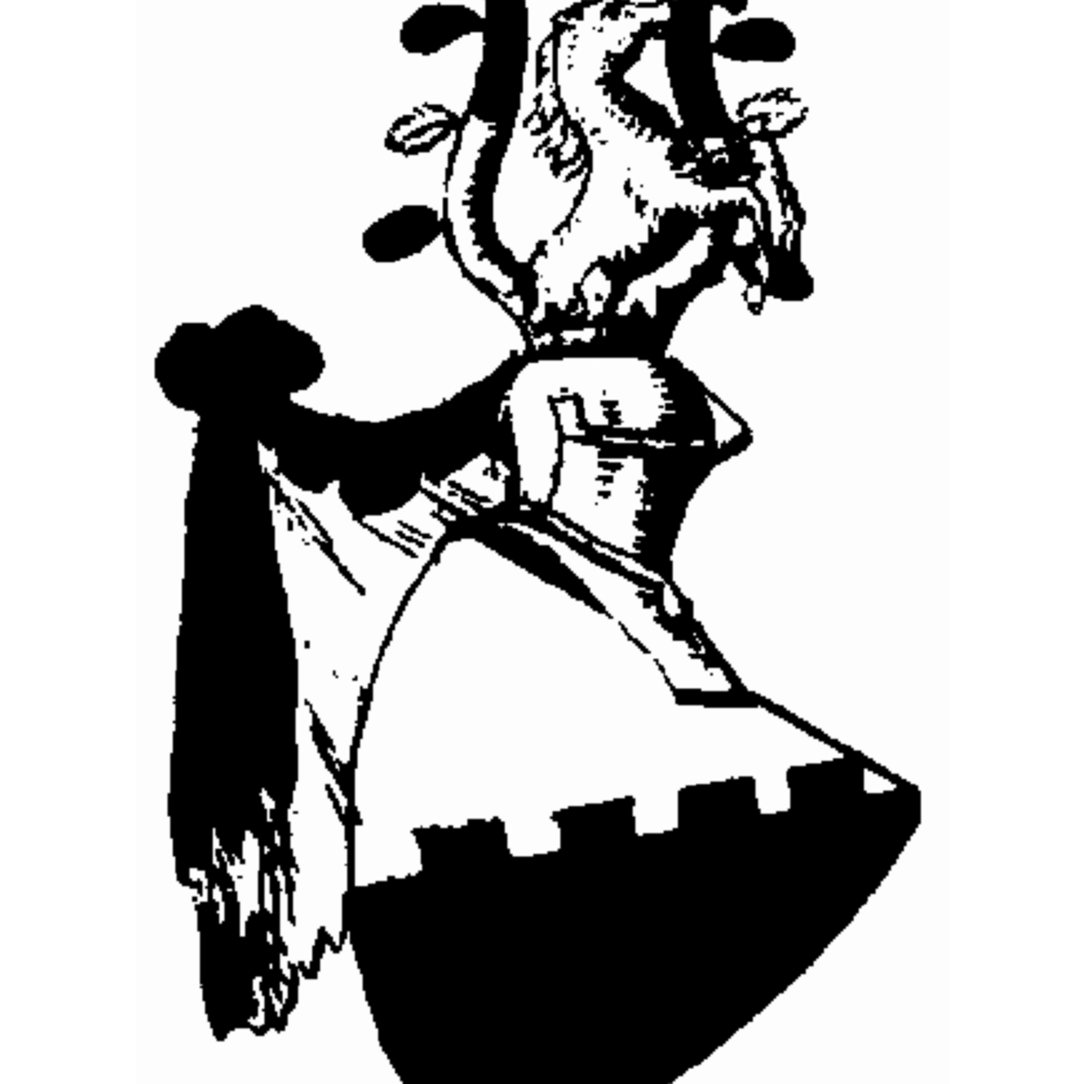 Coat of arms of family Lanzelait