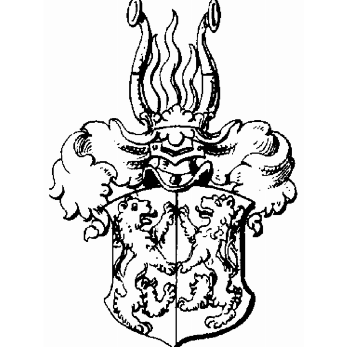 Coat of arms of family Lanzenstiel