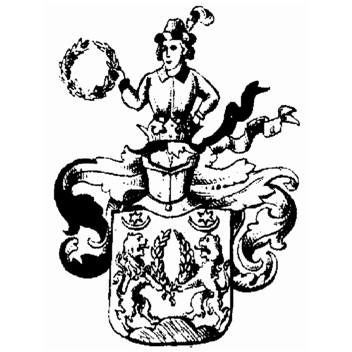 Coat of arms of family Boning