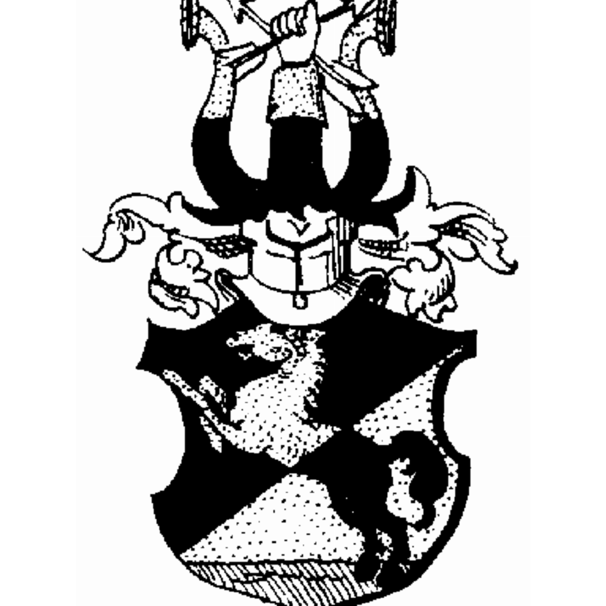 Coat of arms of family Taegener