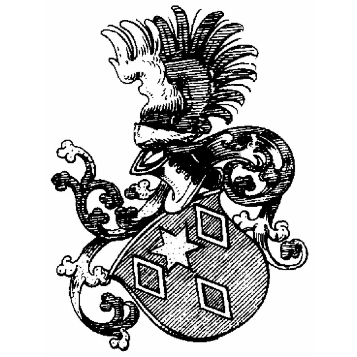 Coat of arms of family Höffer Von Lömenfeld