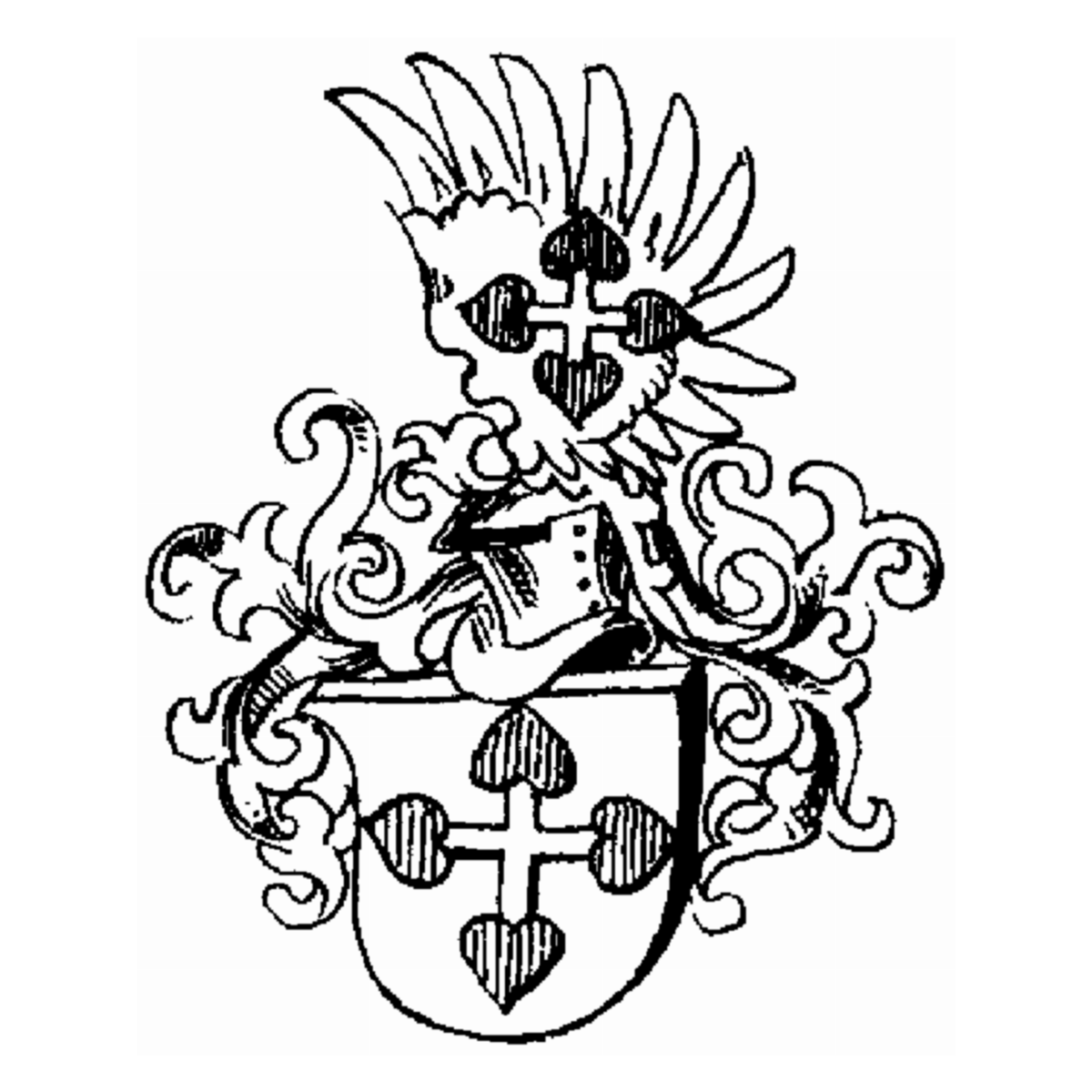 Coat of arms of family Cornbart