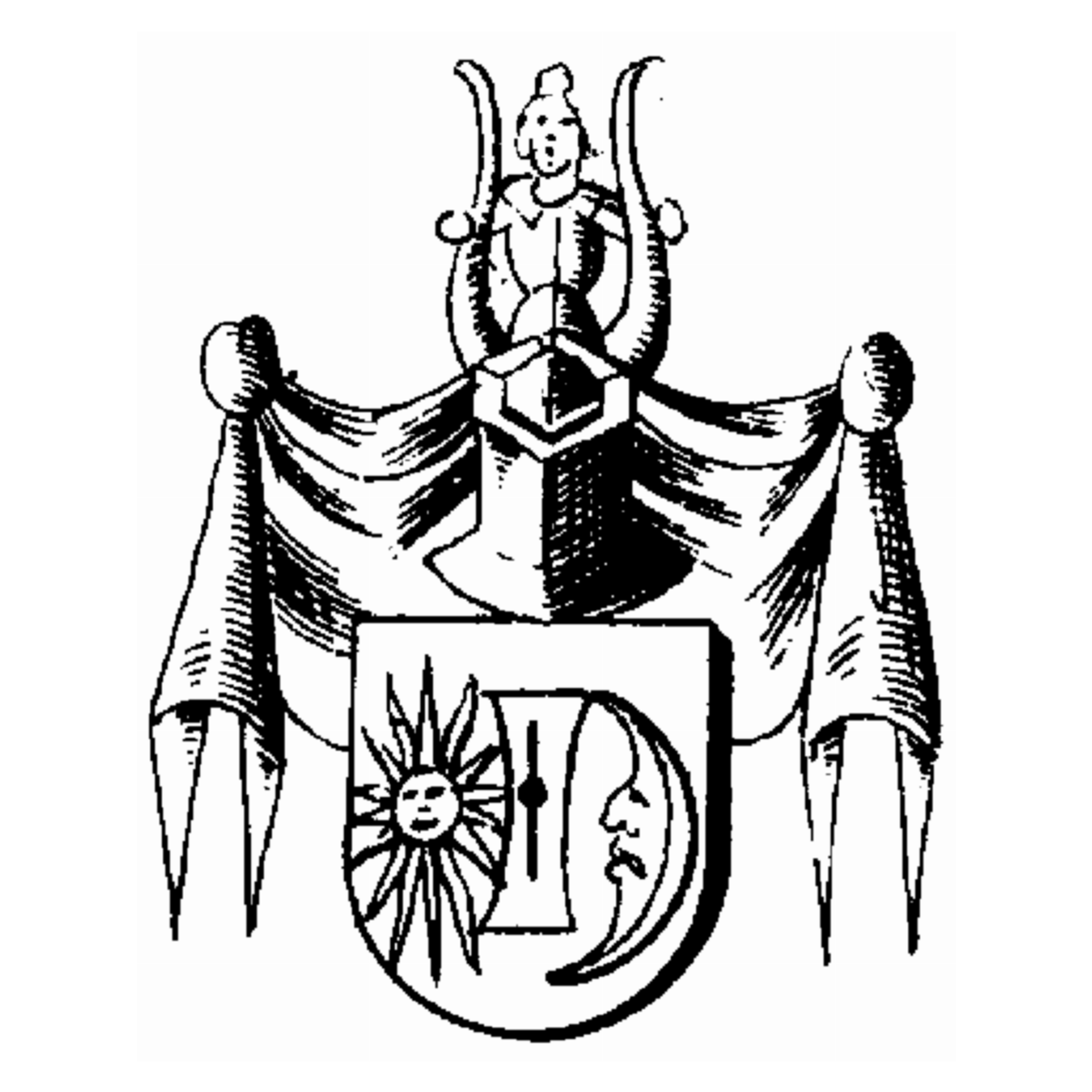 Coat of arms of family Monneck