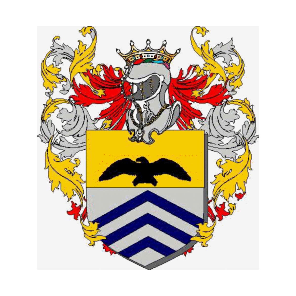 Resto Coat of arms, Last name Origin, Heraldry, genealogy