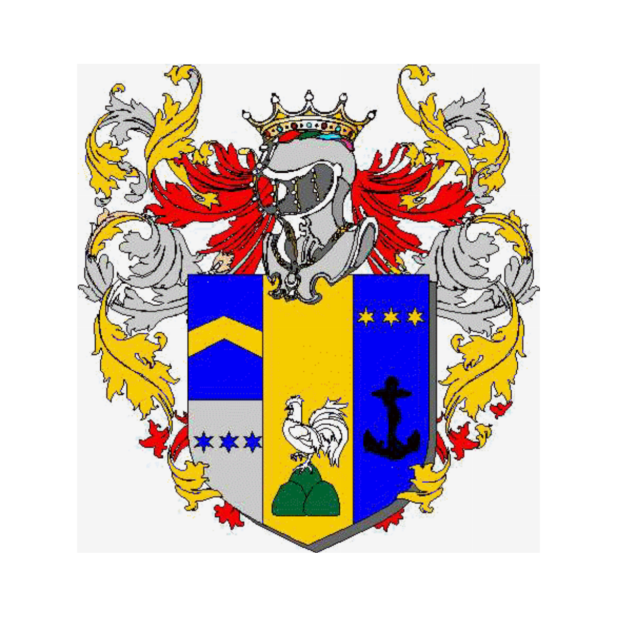 Coat of arms of family Cavallina