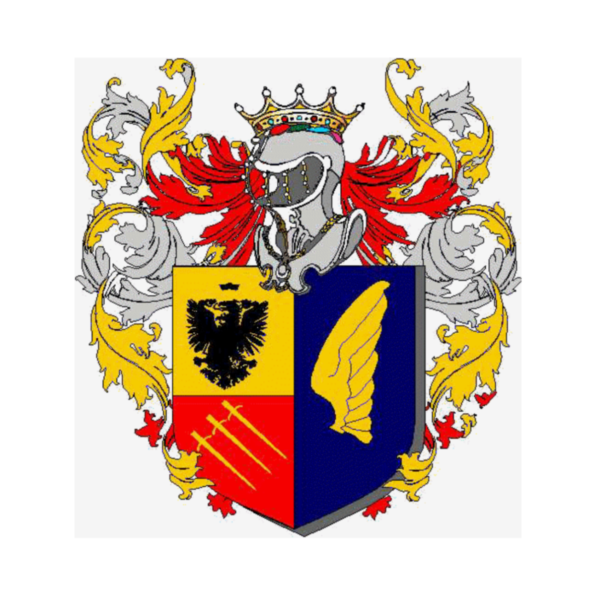 Coat of arms of family Pandozzi