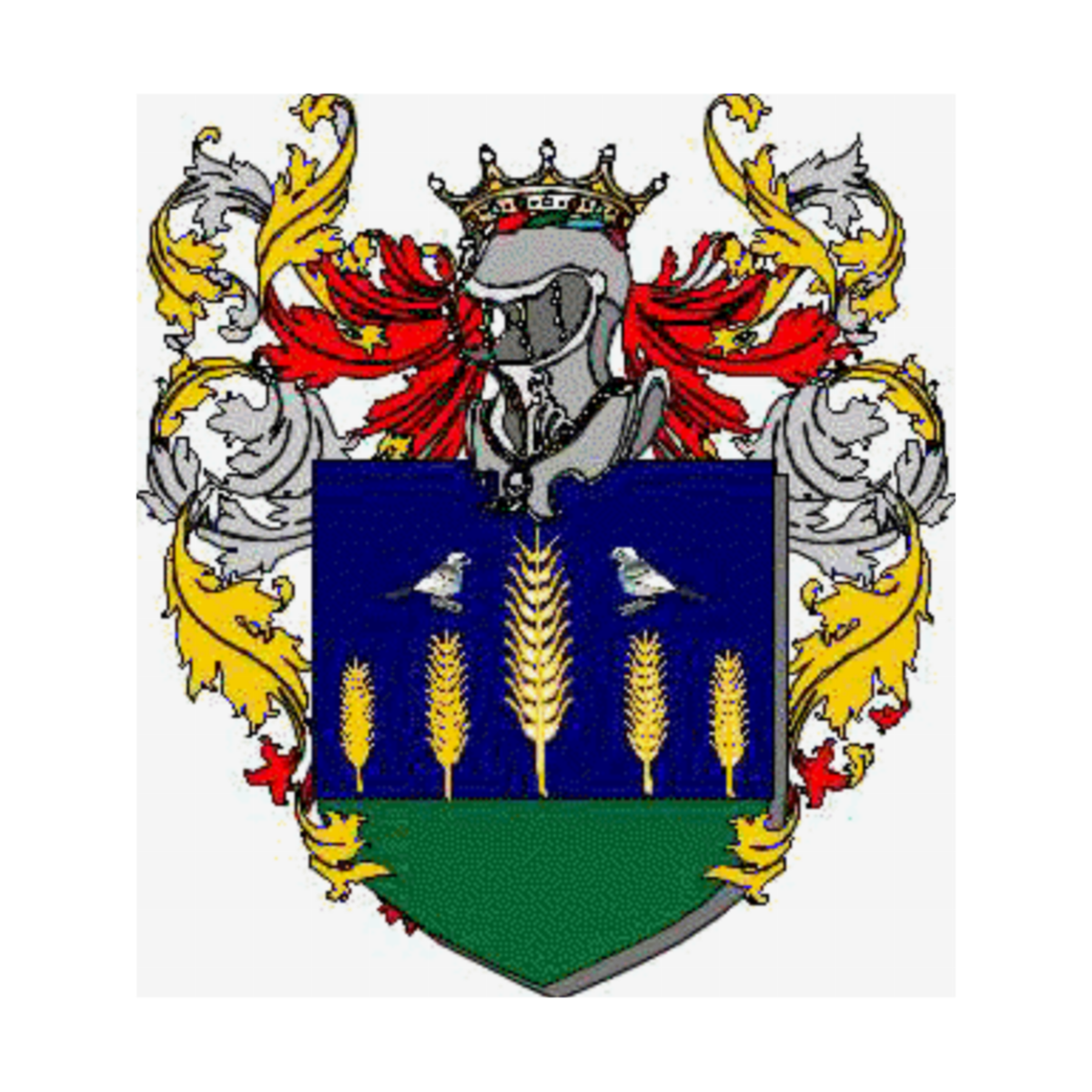 Coat of arms of family Paulonia