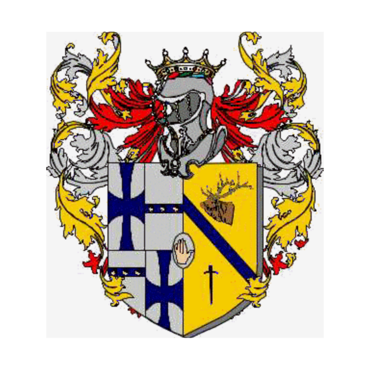 Coat of arms of family Zinotti