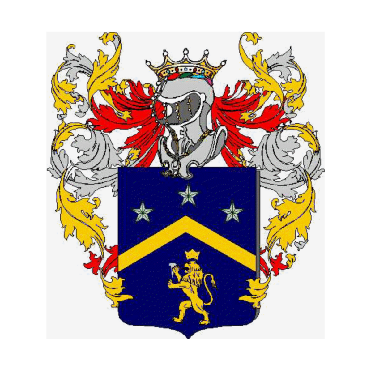 Coat of arms of family Ghiodo