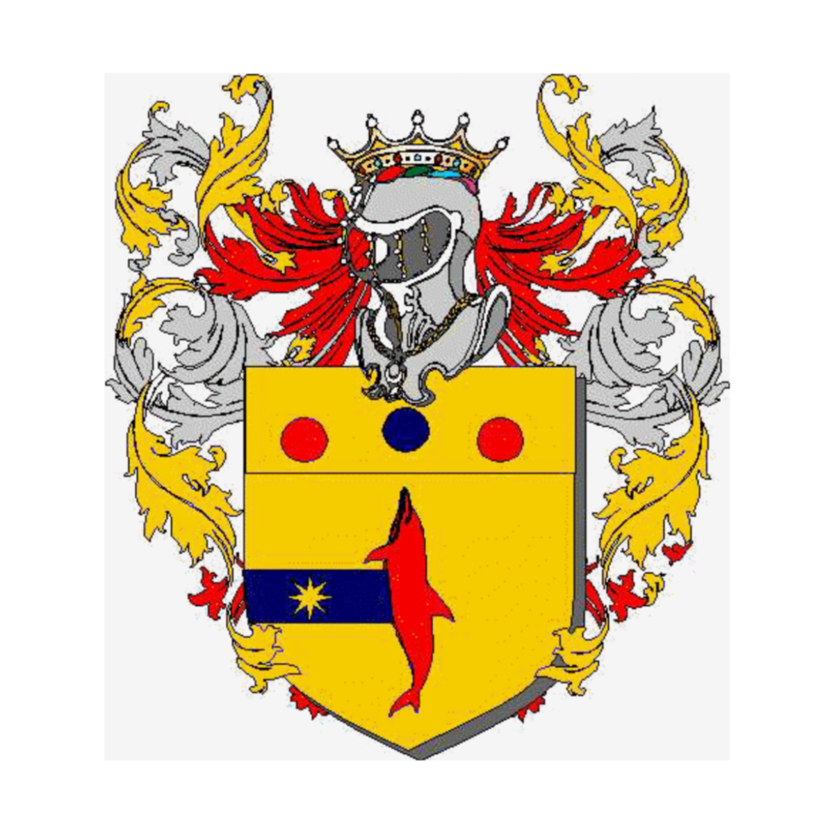 Coat of arms of family Alvarez Calderon