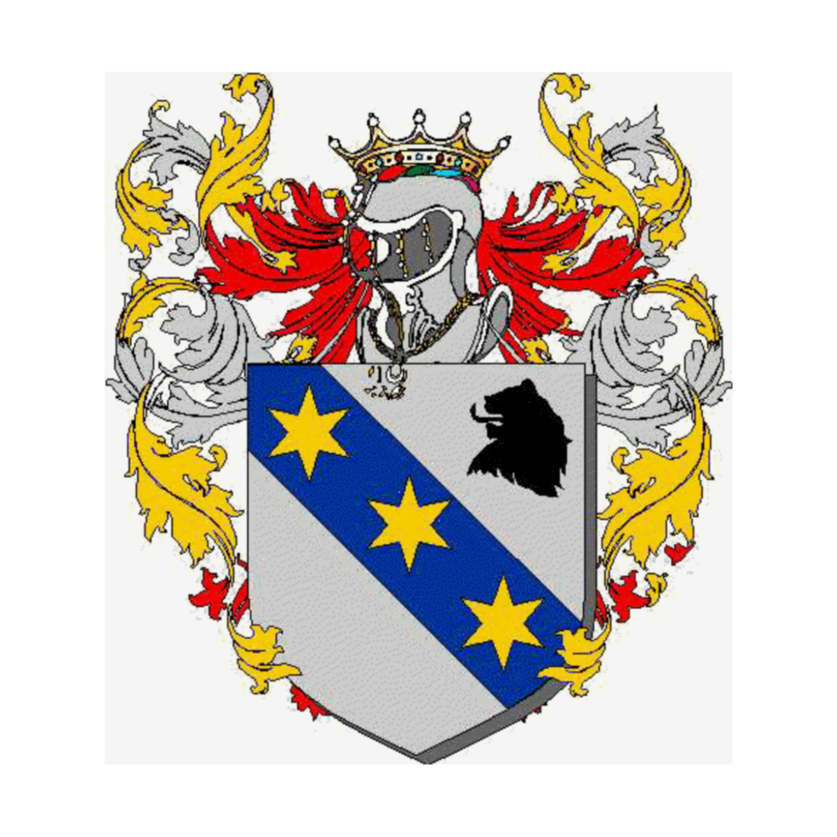 Coat of arms of family Mozzilli