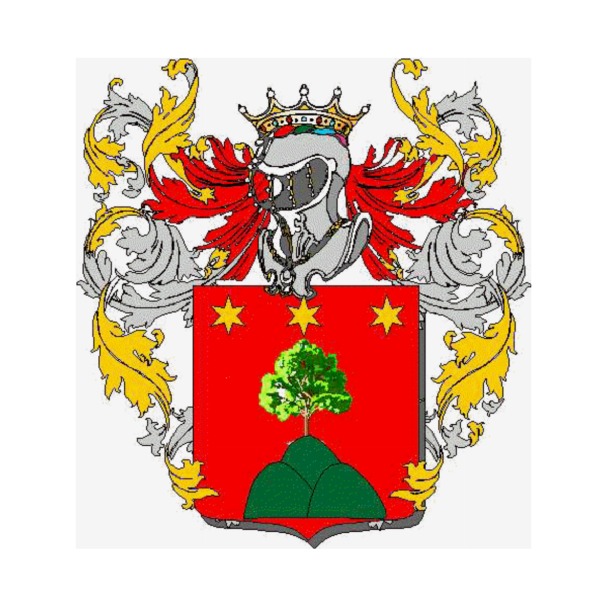 Wappen der Familie Nuvole