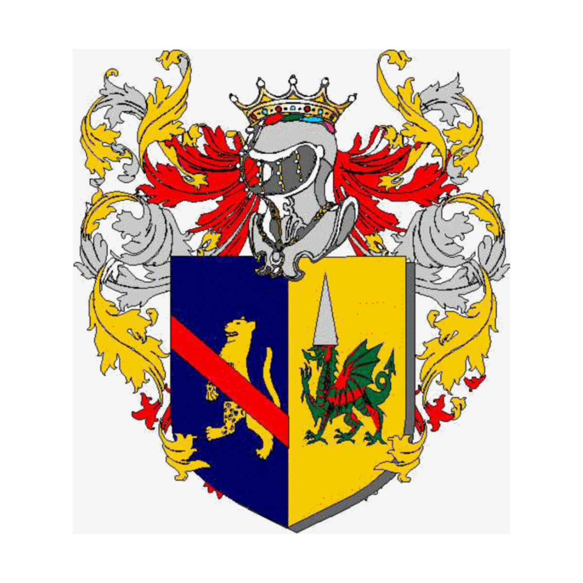 Coat of arms of family Zecchia