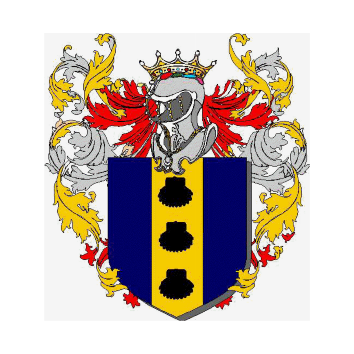 Escudo de la familia Negri Di Pietra Saina