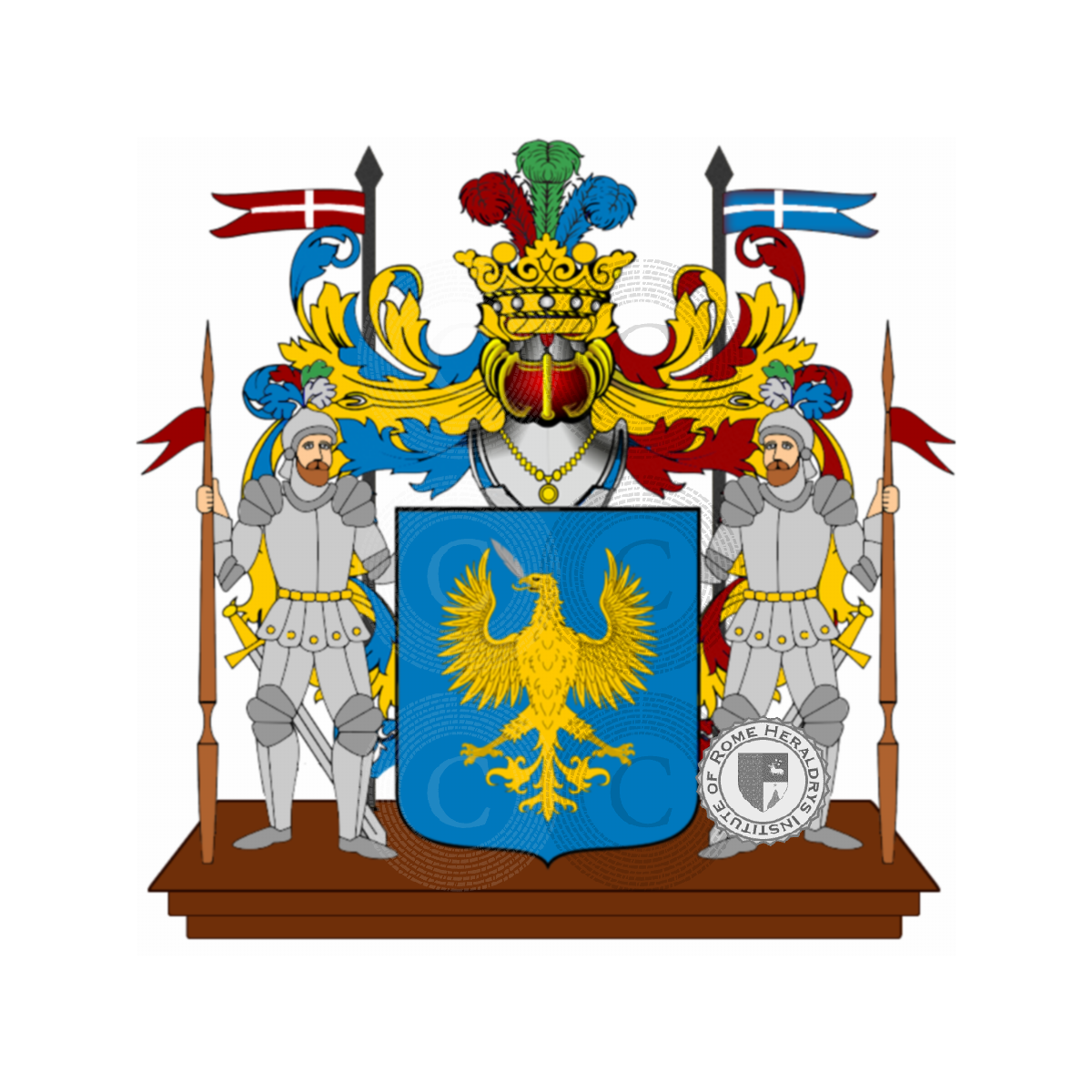 Coat of arms of family Pennatta