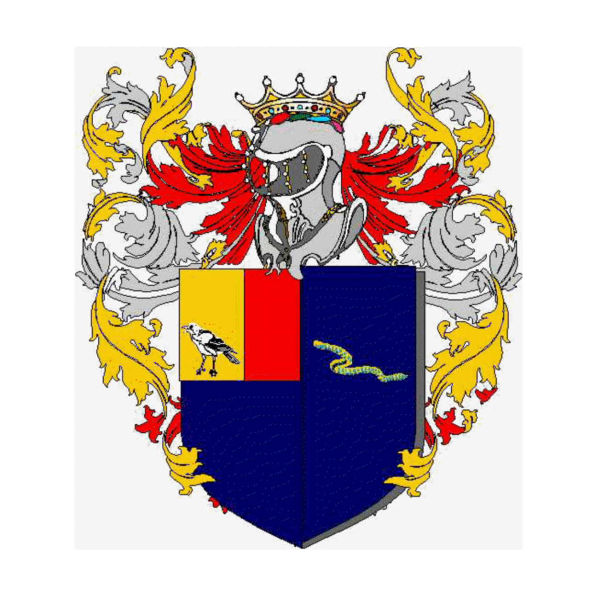 Coat of arms of family Roseo