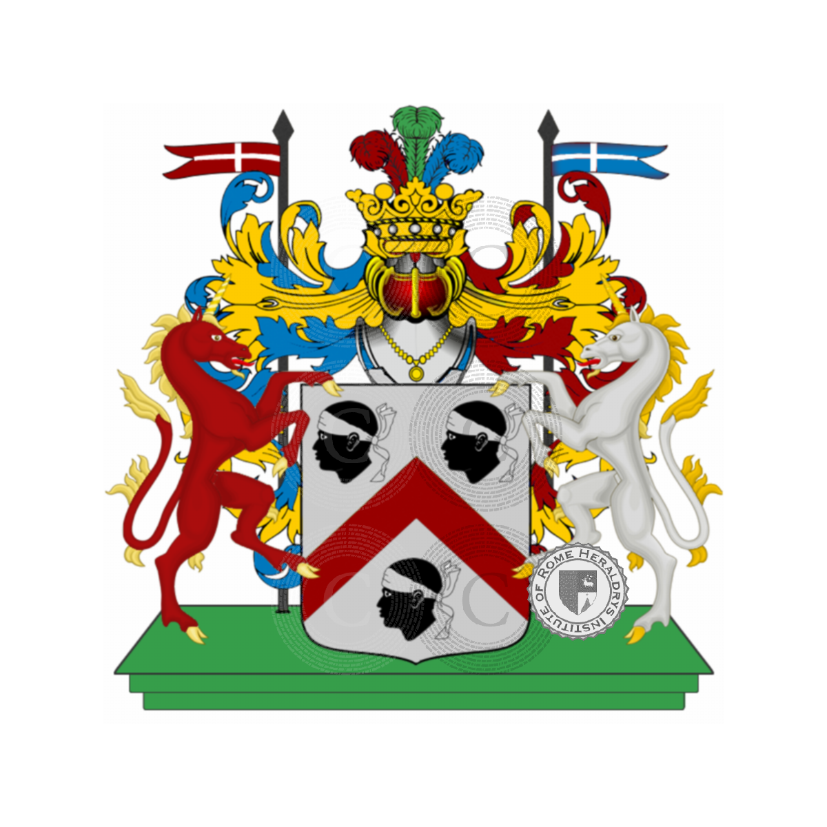 Coat of arms of family Accioli