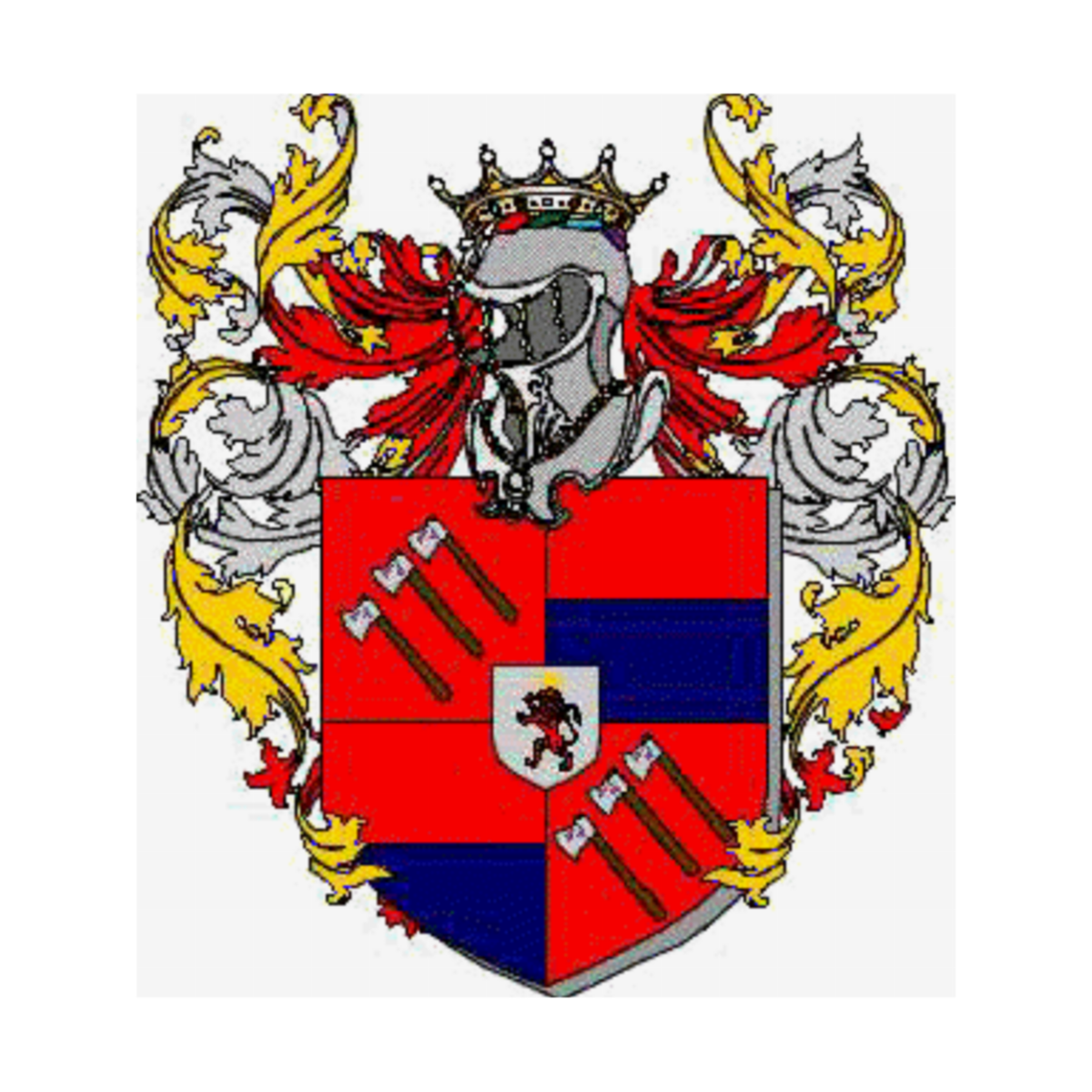 Coat of arms of family Canzetti
