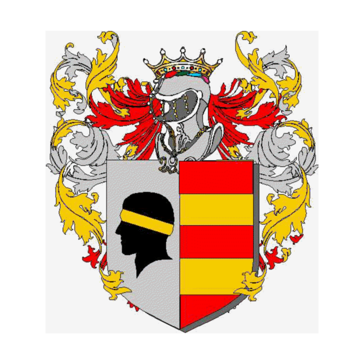 Coat of arms of family Cinghi