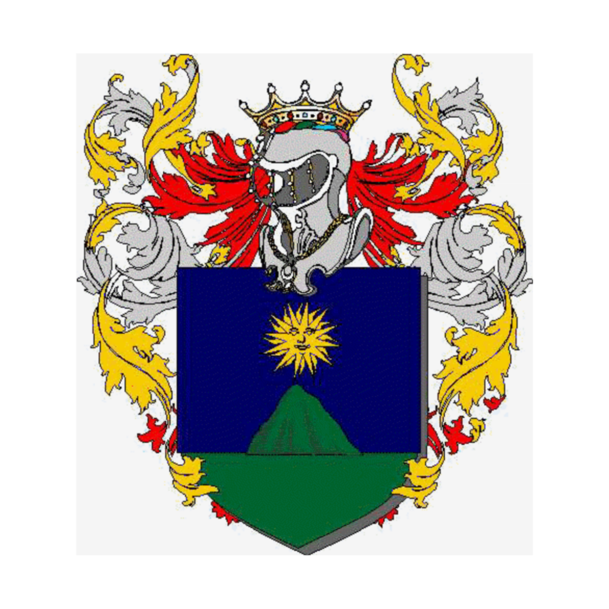 Coat of arms of family Mugnolo
