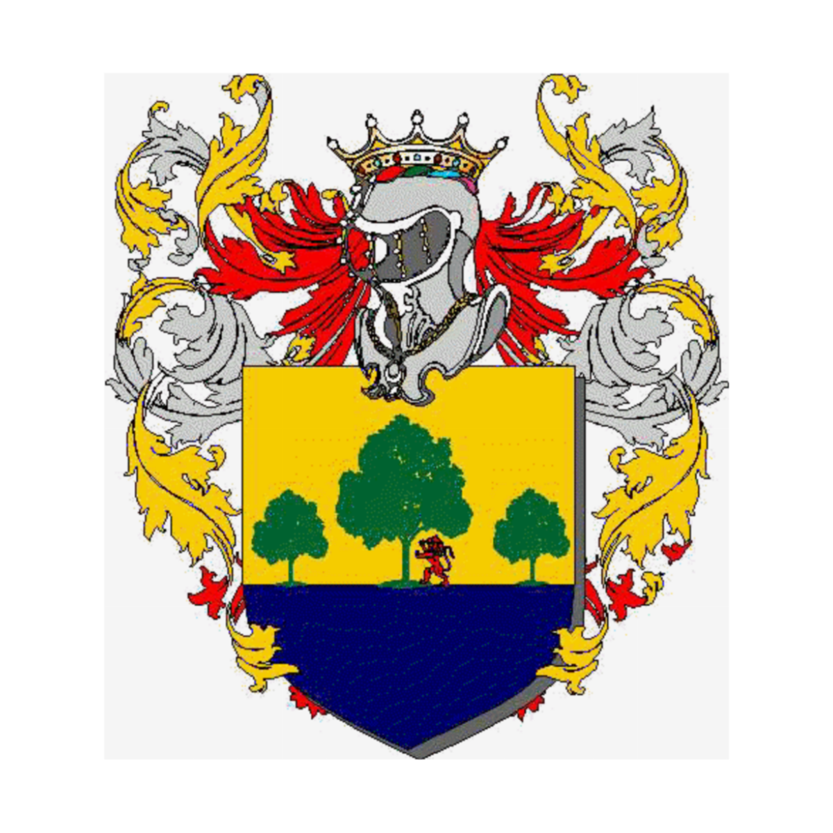 Coat of arms of family Naluzzo