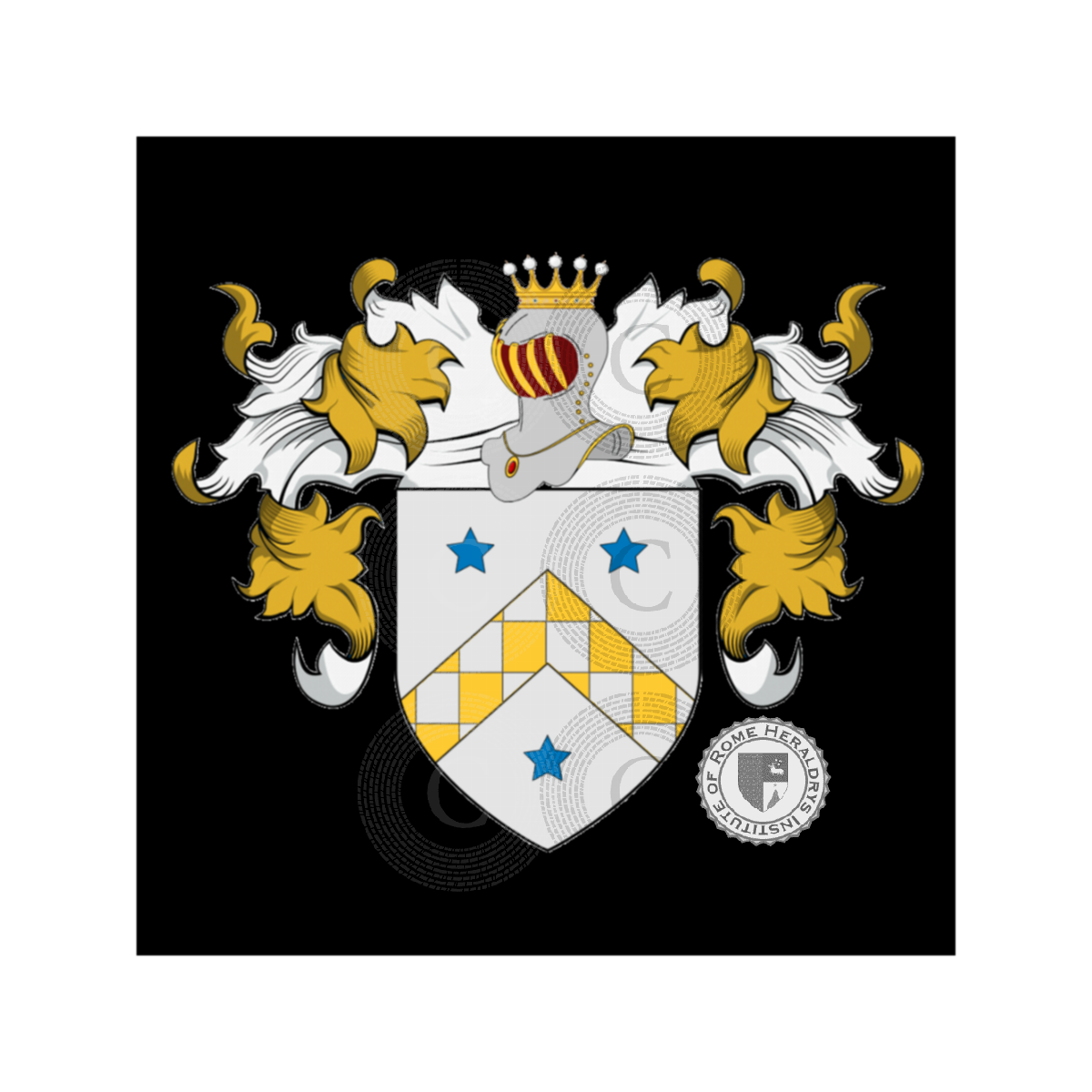 Coat of arms of family Rosara