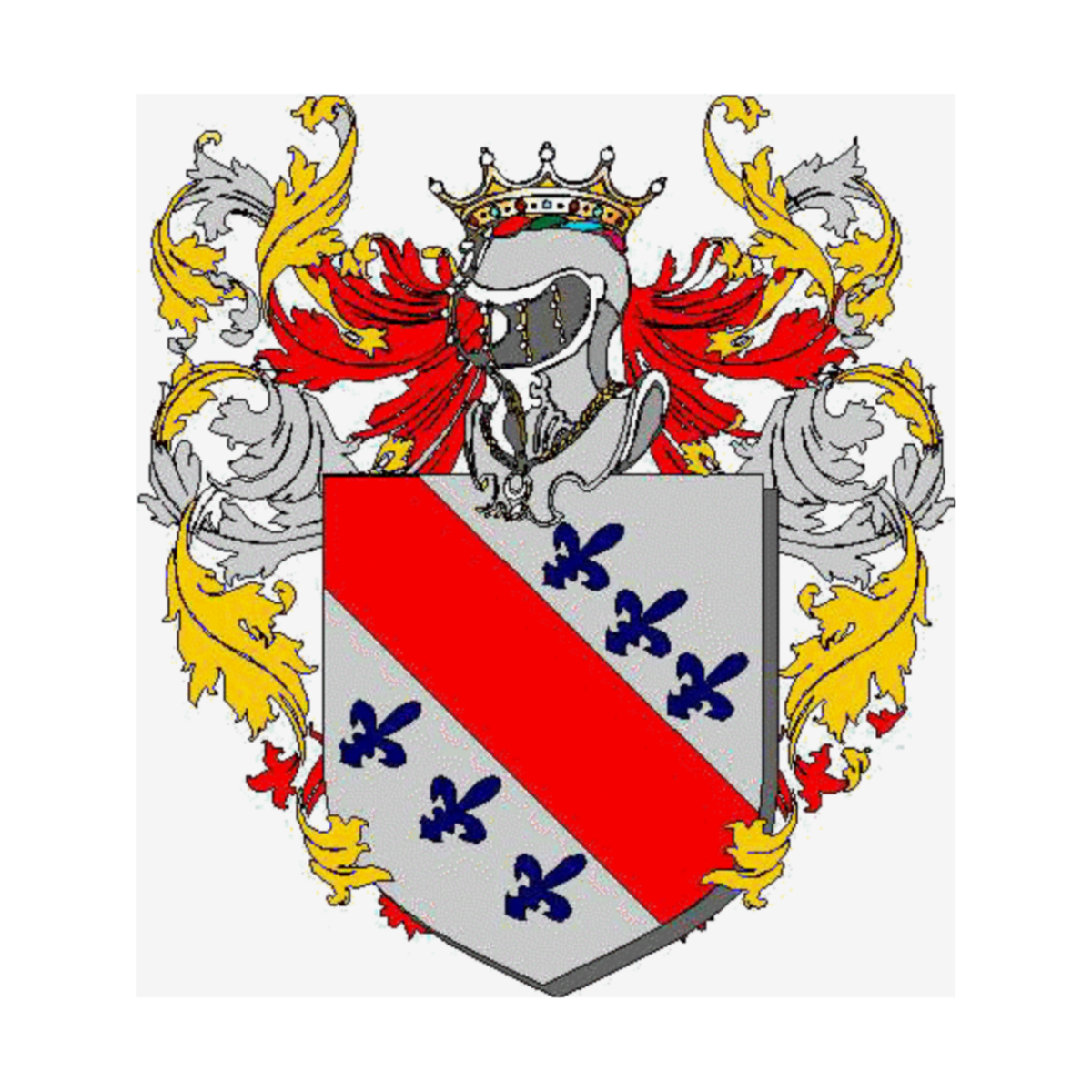 Coat of arms of family Grisaldi Del Taja