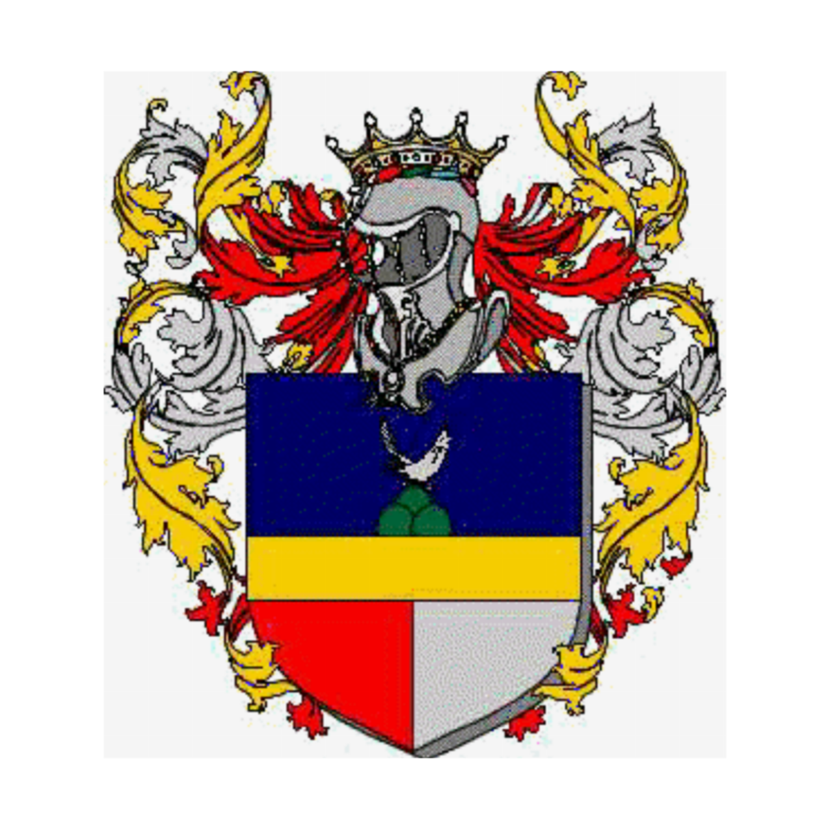 Coat of arms of family Saccetta