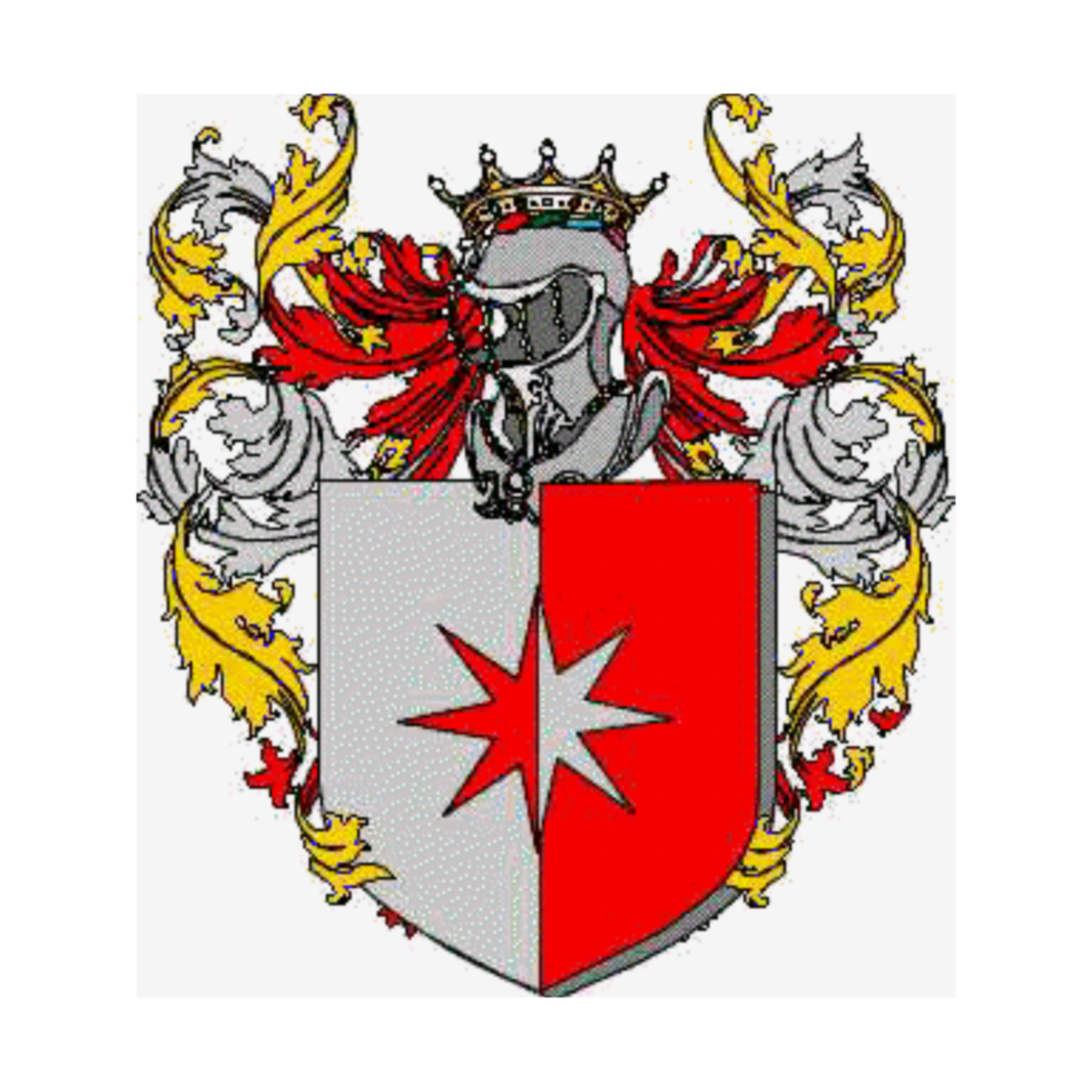 Coat of arms of family Vagnonimercurio