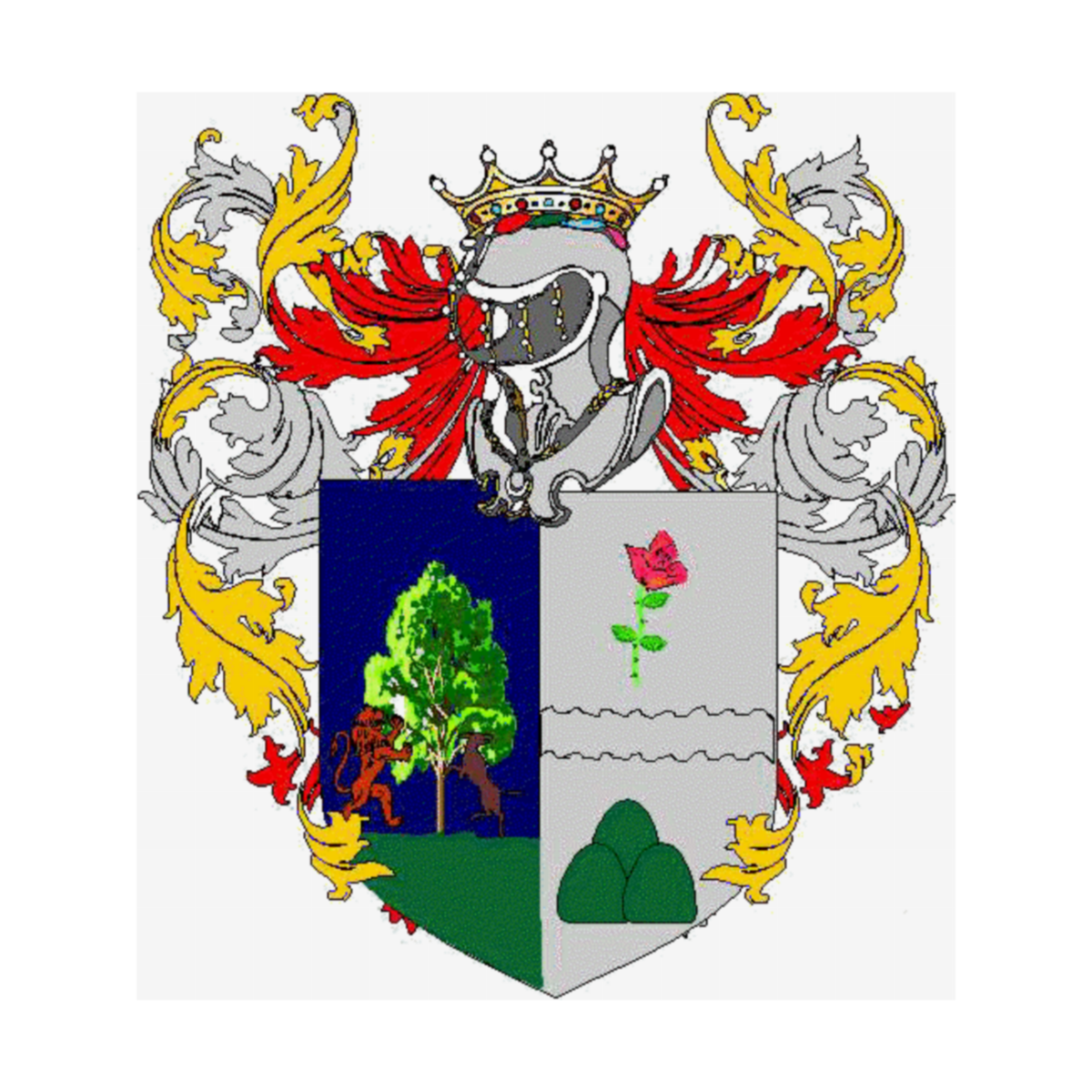 Coat of arms of family Zaffo