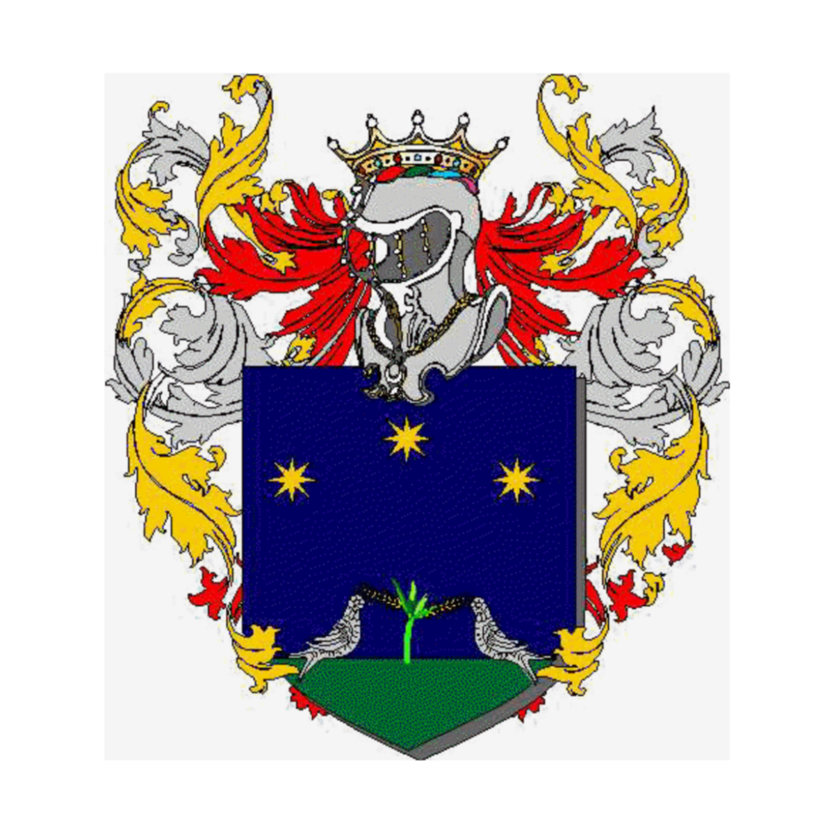 Coat of arms of family Poneta