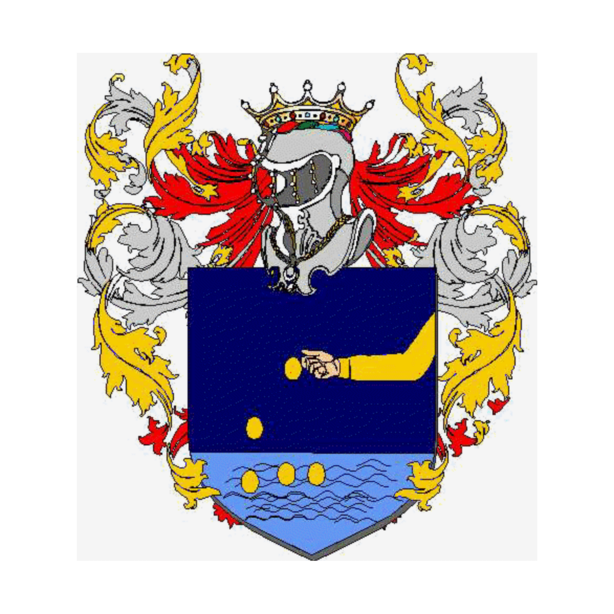 Wappen der Familie Monetari