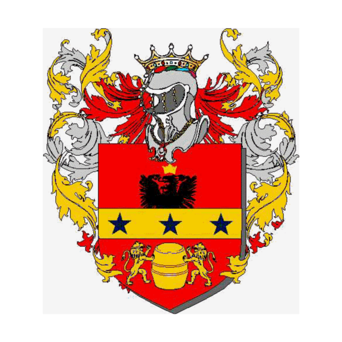 Wappen der Familie Accurti De K