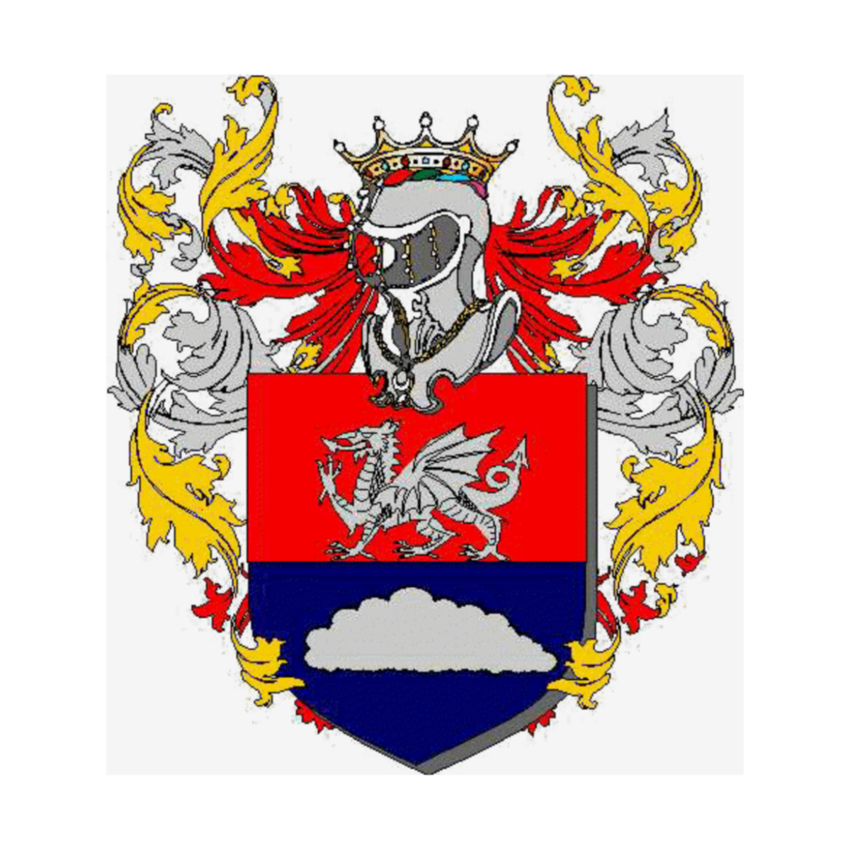 Coat of arms of family Cilano