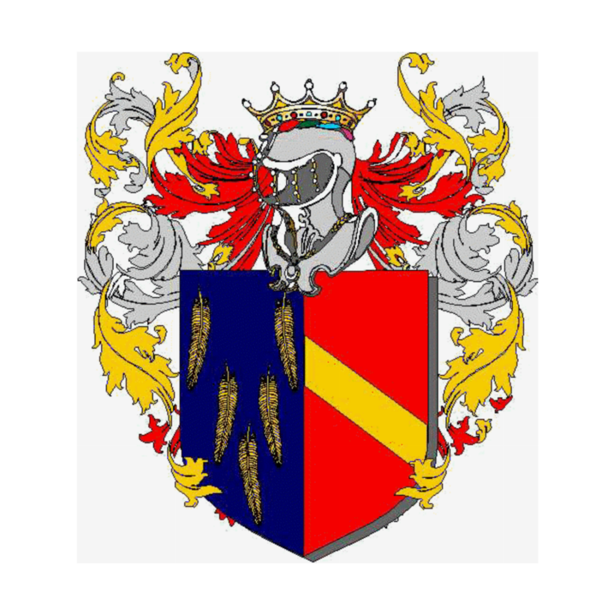 Coat of arms of family Paciarella