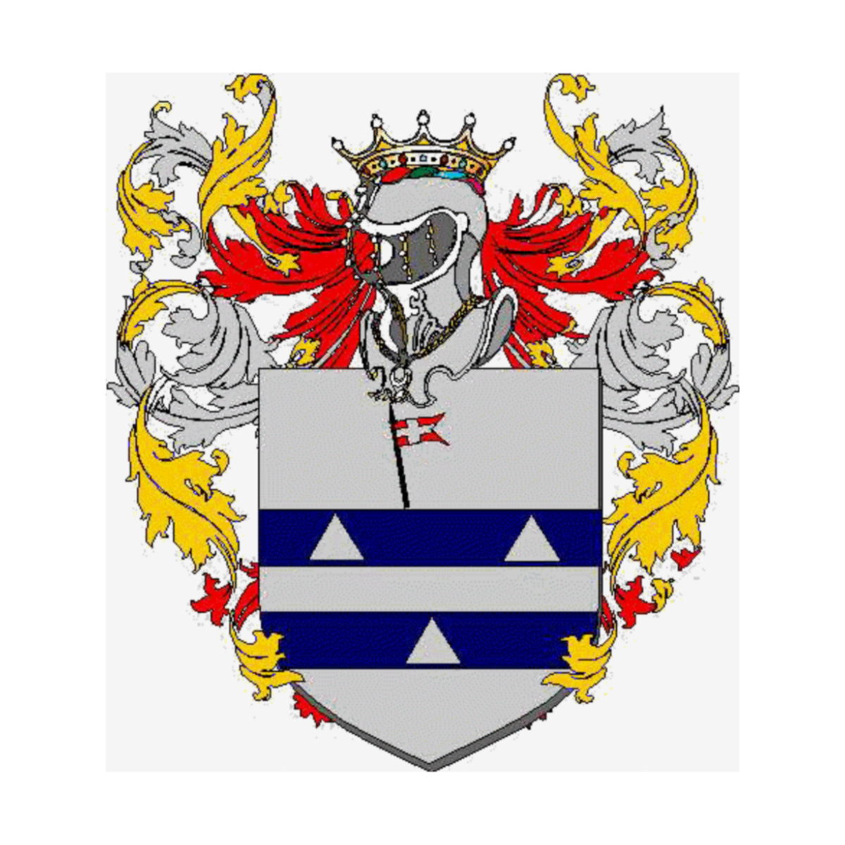 Coat of arms of family Teccio