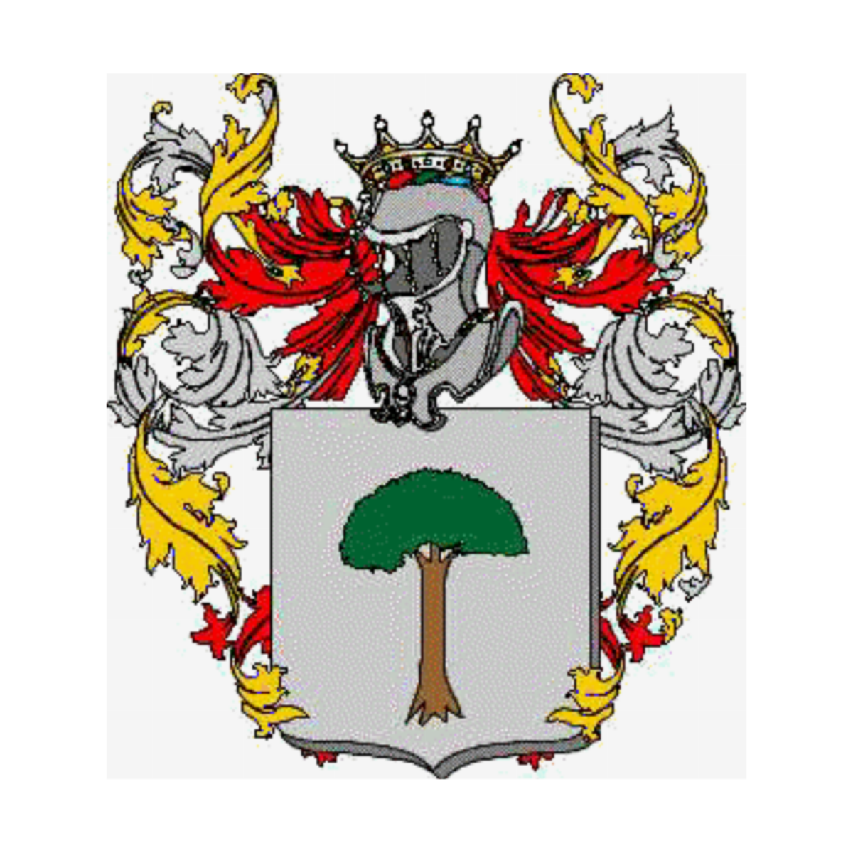 Escudo de la familia Mezzovillani
